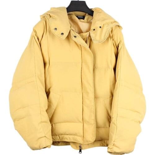 Autumn Winter Women Casual Jacket Female Jacket Women Thicken Parkas Short Parkas Hoodies Down Cotton Coat HK162