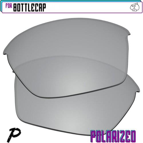 EZReplace Polarized Replacement Lenses for - Oakley Bottlecap Sunglasses - Silver P