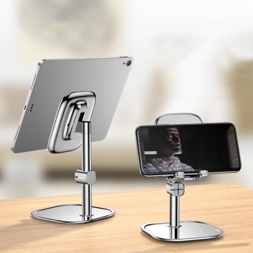 Portable Desktop Telescopic Height Adjustable Phone Holder Tablet Stand Laptop Stand for 4.0-12.9 Inch Smart Phone Tablet Laptop