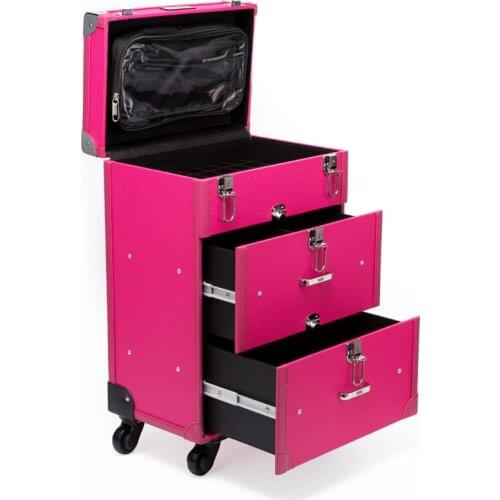 Professional Mackup Rolling Luggage Spinner Cosmetic Case Multi-function Trolley Carry On Travel Suitcases Wheel Cabin Luggage