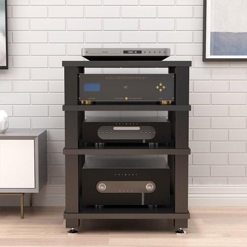D-013 power amplifier cabinet amp rack power amplifier cabinet audio rack 2/3/4 layer audio equipment rack solid wood