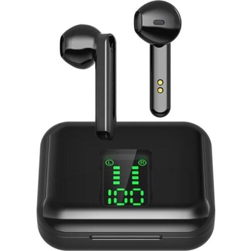 L12 Bluetooth Earphones True Wireless Earphones 5.0 TWS in-Ear Earbuds Waterproof Mini Headset Sound Sport Earpiece black/white