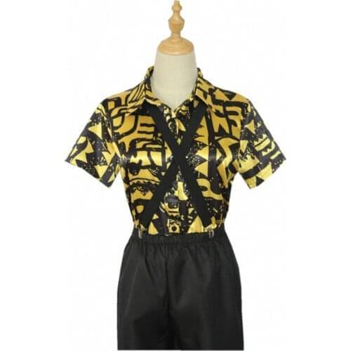 Girls Women Stranger Things 3 Eleven Cosplay Costume EL Cosplay Shirt Halloween Carnival Party Props