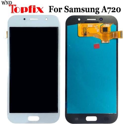 A720 LCD For Pantalla Samsung A7 2017 A720F A720M SM-A720F LCD Display Touch Screen Digitizer Assembly Replacement