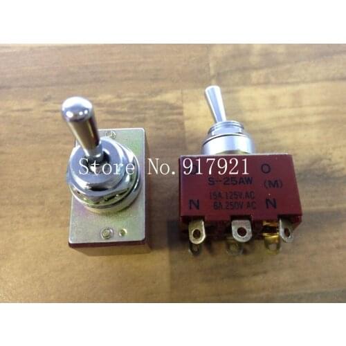 [ZOB] Japan imported NKK S-25AW toggle switch gear self reset 6A250V genuine original lioujiao --10PCS/LOT