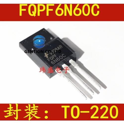 10PCS 7N60 FQPF7N60C MOS field effect tube TO-220-f encapsulation 7a 600 v in stock 100% new and original