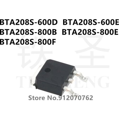 10PCS BTA208S-600D BTA208S-600E BTA208S-800B BTA208S-800E BTA208S-800F TO-252