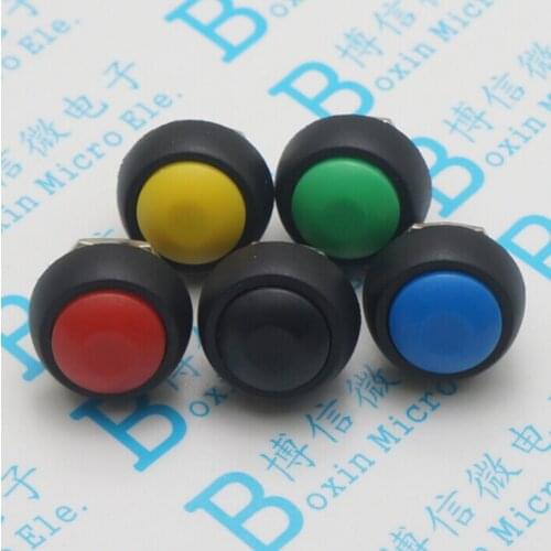 20pcs push button Switch 125V 3A/250V 1A PBS-33B 2 pin no lock self reset switch device button switch for appliance