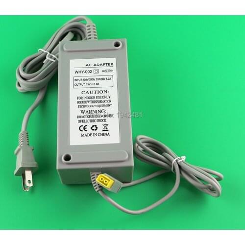 20PCS BY DHL high quality US Plug AC adapter Wall Charger Power Adapter for Nintendo Wii U Console