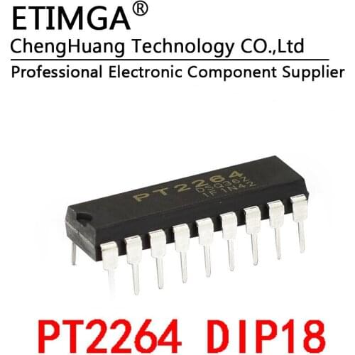 5PCS/LOT PT2264 DIP-18 CMOS Low-power universal codec