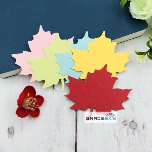50pcs free shipping Laser Cut Maple design Wish Cards Hang Tag Message Cards Wedding Birthday Party Decoration Book Marks