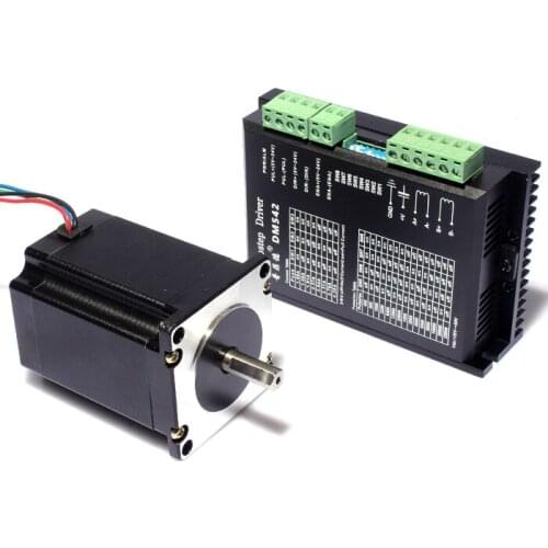57BYG250C Stepper Motor Step Angle 1.8 3A 1.8N.M Torque Stepper Motor, Match DM542 Motor Driver 4.2A