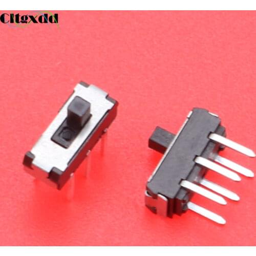 Cltgxdd 1pcs 6Pin Slide Switch 2 Position Toggle Switch For PCB DPDT Vertical Switch Lever Switchs