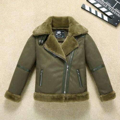 Childrens Faux Fur Coats Parka 2019 Winter New Boys Outerwear Fashion Imitation Rabbit Lining Jackets Modis Kids Clothes Y2086