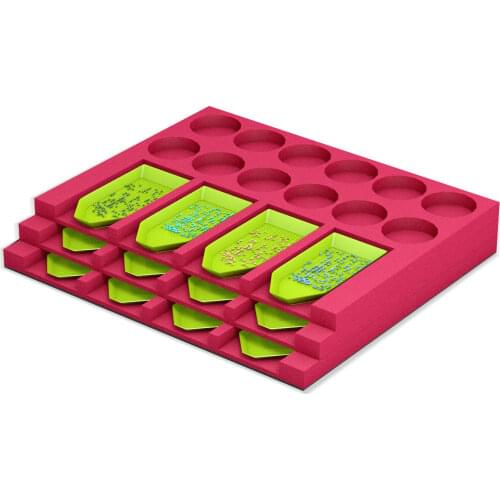 Diamond Painting Tools for Adults Diamond Painting Accessories with Tray Organizer Multi-Boat Holder for Tray Jar Containers