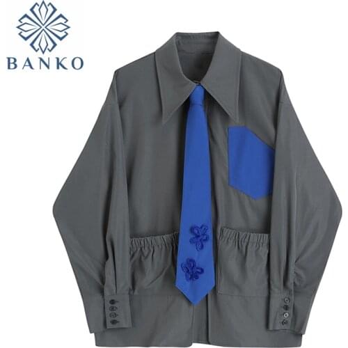 Mina Happiness Gray Blouses