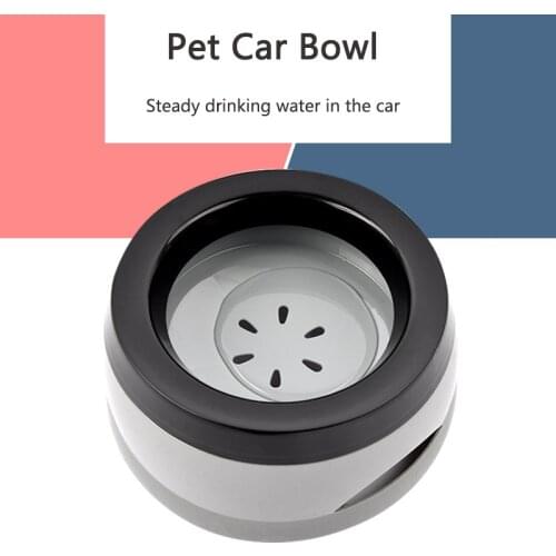 750ML Dog Water Bowl No-Spill Pet Car Bowl Slow Water Feeder Dog Bowl No-Slip Pet Water Bowl