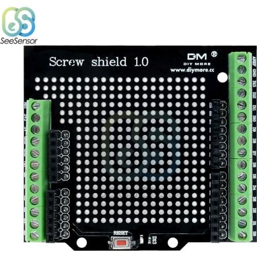 Proto Screw Shield Assembled Prototype Terminal Expansion Board Opening Source Reset Button D13 LED Development Module