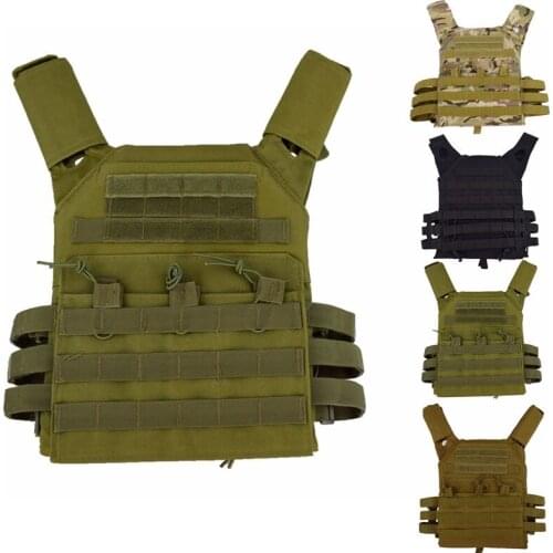 Men Airsoft Vest Outdoor Sport Paintball Tactical Vest Military Army Shooting Combat Training Vest Plate Carrier Hunting Vest