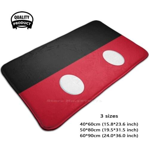 Mouse Comfortable Door Mat Rug Carpet Foot Pad Dots Cartoon Animated Polkadots Mickey