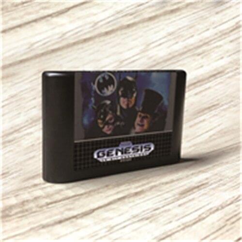 Batmans Returns - USA Label Flashkit MD Electroless Gold PCB Card for Sega Genesis Megadrive Video Game Console