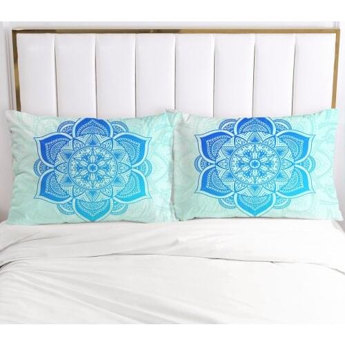 Customize 3D 2PCS Pillow Cases Decoration Throw Pillow Cover Bedding PillowCase 50x75 65x65 Home textile Bohemia Drop Ship