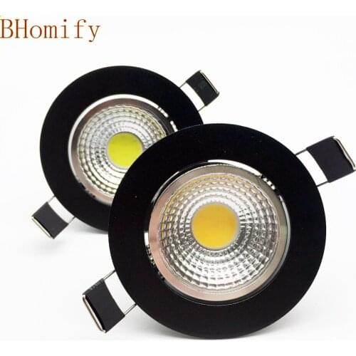 New arrivel LED Dimmable Led downlight lamp COB 3w 5w 7w 12w Spot light AC110/220V85-265V ceiling recessed Light Indoor Lighting