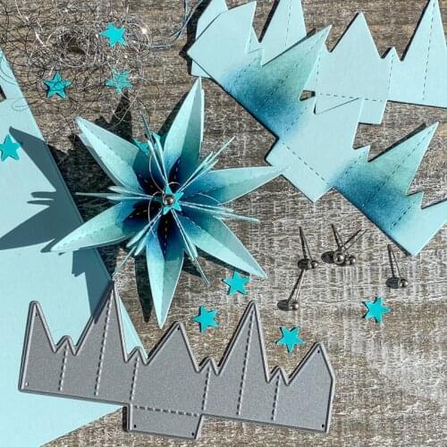 New Folded flower decoration metal Cutting Dies Stencils DIY Scrapbooking Paper/photo Cards Embossing Dies