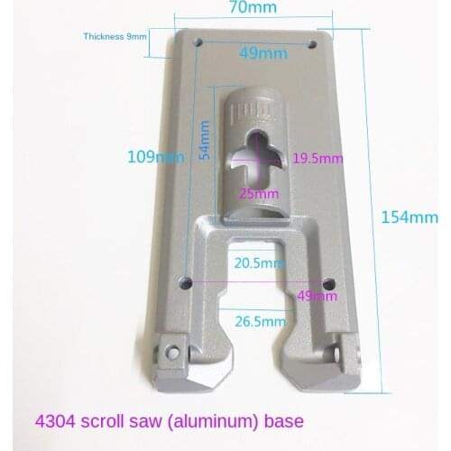 Base Plate for Dongcheng Bosch Makita Jigsaw FF-85 Aluminum Base Plate Power Tool Accessories