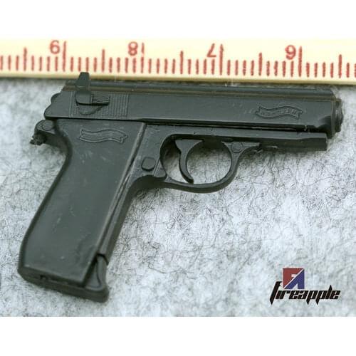 1:6 Scale PPK Pistol DIY Model Gun Assemble Weapon Toys Accessories F 12'' Action Figure