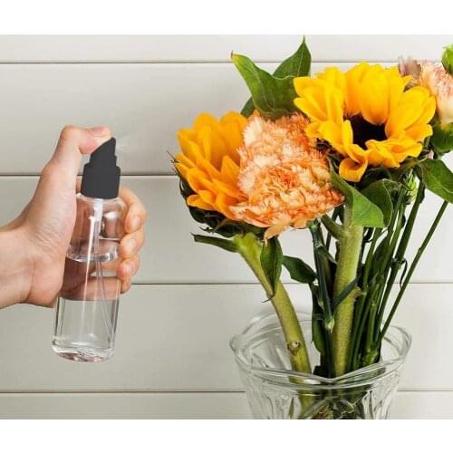 Spray Bottle Transparent Spray Sub-bottle Refillable Container Ecological Spray Sub-bottle Plastic Transparent Travel J7Y9