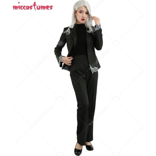 Sae Niijima Cosplay Costume Black Business Suit Uniform