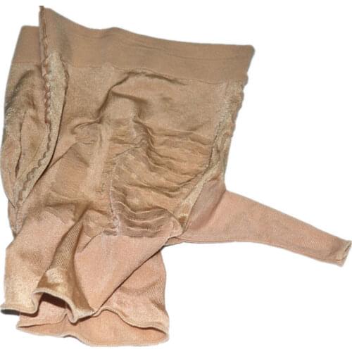 Sexy Underwear Gentleman Silk Stockings Underpants JJ Set U Convex Opening Sexy Masturbation Ice Silk Big Size Sexy Safety Boxer