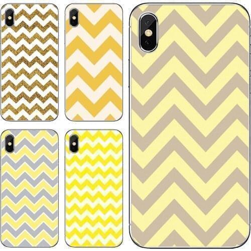 For Huawei P30 P40 P20 P7 P8 P9 P10 Lite Plus Pro 2015 2016 2017 Mini Silicone Case Yellow-Zigzags-streak-Sweet-Life