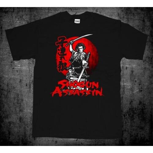 Japan Lonewolf and Cub Shogun Assassin Classic Kozure Okami Samurai Film 2019 Summer Round Neck MenS Summer Create A Shirt