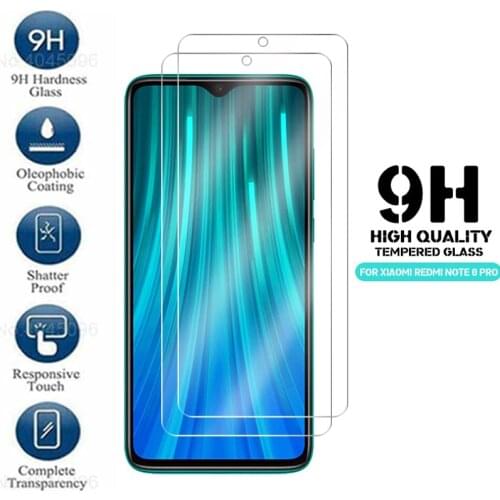 2pcs/lots Tempered Glass For Xiaomi Redmi note 8 pro Screen Protector readmi note8pro note 8pro note8 pro Safty Armor Glass HD