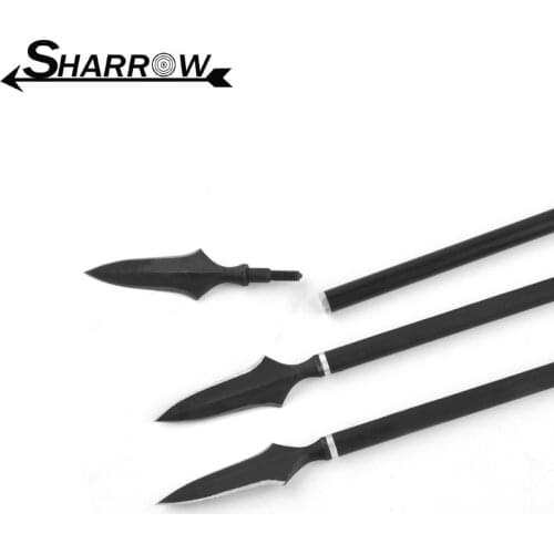 10pcs Archery Traditional Broadheads 200gr Arrowheads Screw Points Bow Hunting Shooting Arrow Accessories