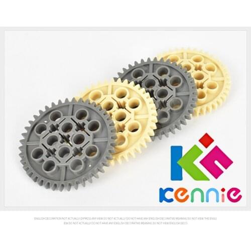 100pcs/lot Kennie Building Blocks Bulk moc Parts moc 40-tooth wheel moc Connector Compatible With Accessory NO.3649