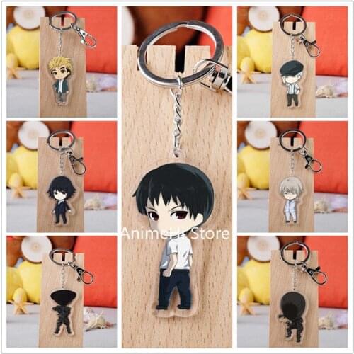 20 pcs/lot Ajin Acrylic Keychain Toy Kei Nagai satou Bag Pendant Key Ring Gifts