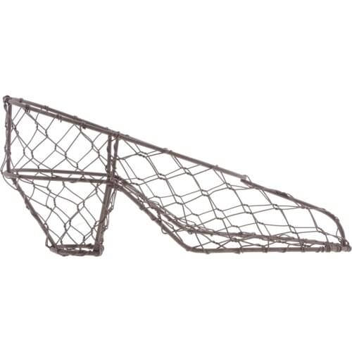 27cm Shoes Shape Iron Wire Frame Succulent Pot Rack Wedding Garden Decor NEW