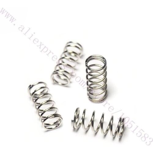 30pcs/lot 3D printer Z axis Platform Supporting Spring Extruder Strong Spring for Ultimaker / MK- 7mm * 9mm * 22mm