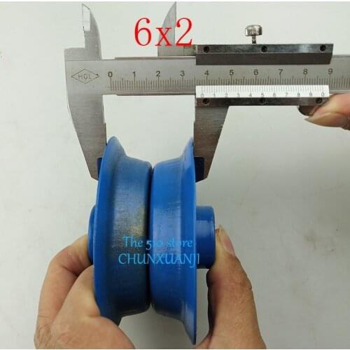 6X2 directional wheel tyre& tube fits for flat car,shopping mall trolley,dining car casters 6-inch pneumatic alloy wheel hub