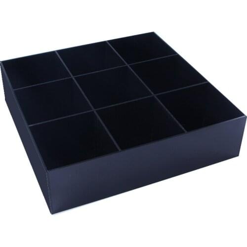 9 Grids Acrylic Jewelry Organizer 3x3 Tray Earring Necklace Bracelet Ring Display Storage Box