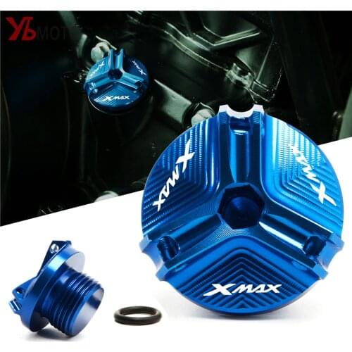 Motorcycle Accessories Engine Oil filler Drain Plug Sump Nut Cap Cover For YAMAHA XMAX 250 300 XMAX300 XMAX250 X MAX 2017-2020