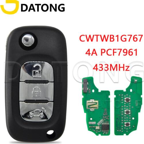 Datong Wolrd Car Remote Control Key For Mercedes Benz Smart Fortwo 453 Forfour 2015-2017 CWTWB1G767 TWB1G767 4A PCF7961 433MHz