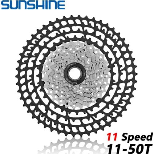 Sunshine 11/12 Speed MTB Cassette11-50t 52t Ultralight Bicycle CNC Freewheel Mountain Bike Bicycle Parts For Shimano GX