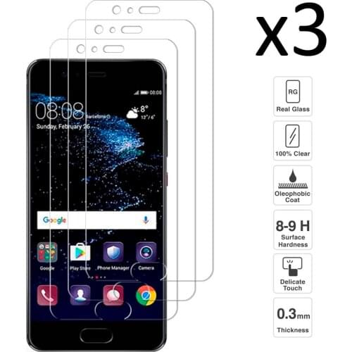 Huawei P10 Lite Set 3 pieces tempered glass screen protector