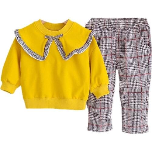 18M-4Y Girls Fashion Clothing Cartoon Sets Toddler Girl Outfits 2 Pcs Suits Cheap Kids Outfits Baby Clothes and Accessories