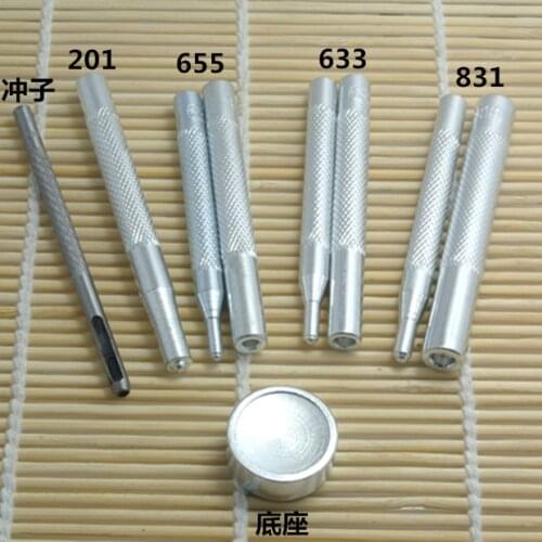 20set Metal Snap Button Press Studs Fasteners Buttons Tools Manual Installation Dies 633 655, 831 201 poppers snaps mold