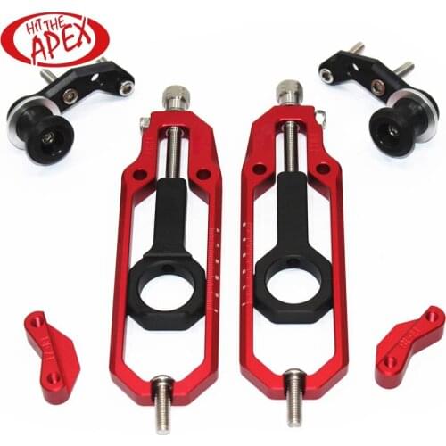 Motorcycle CNC Chain Tensioner Adjuster with Paddock Bobbins fit for SMW HP4 2012-2014,S1000R 2014-2017,S1000RR 2010-2017